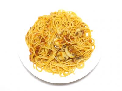 スパゲッティミートソースの食材とイメージ